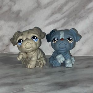 Bulldogs Bundle of 2 Littlest Pet Shop